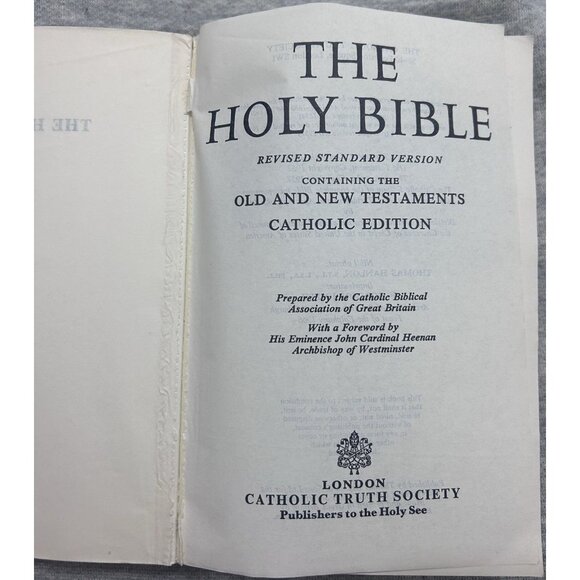 The Holy Bible Revised Standard Version by Magnificat Catholic Edition Paperback - Picture 2 of 6
